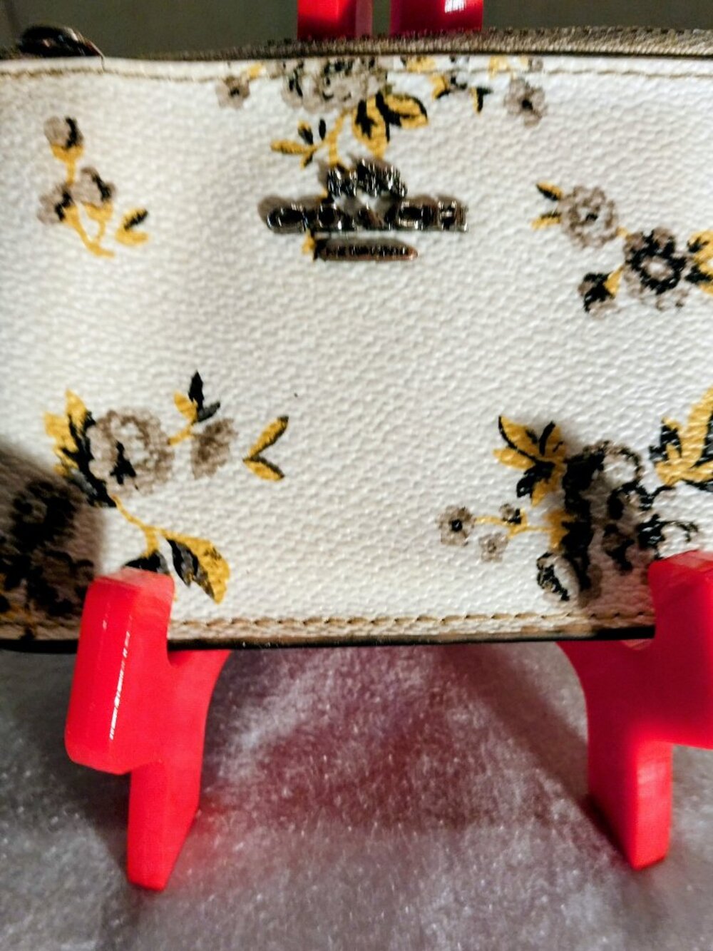 Coach Floral Mini Skinny Id Case